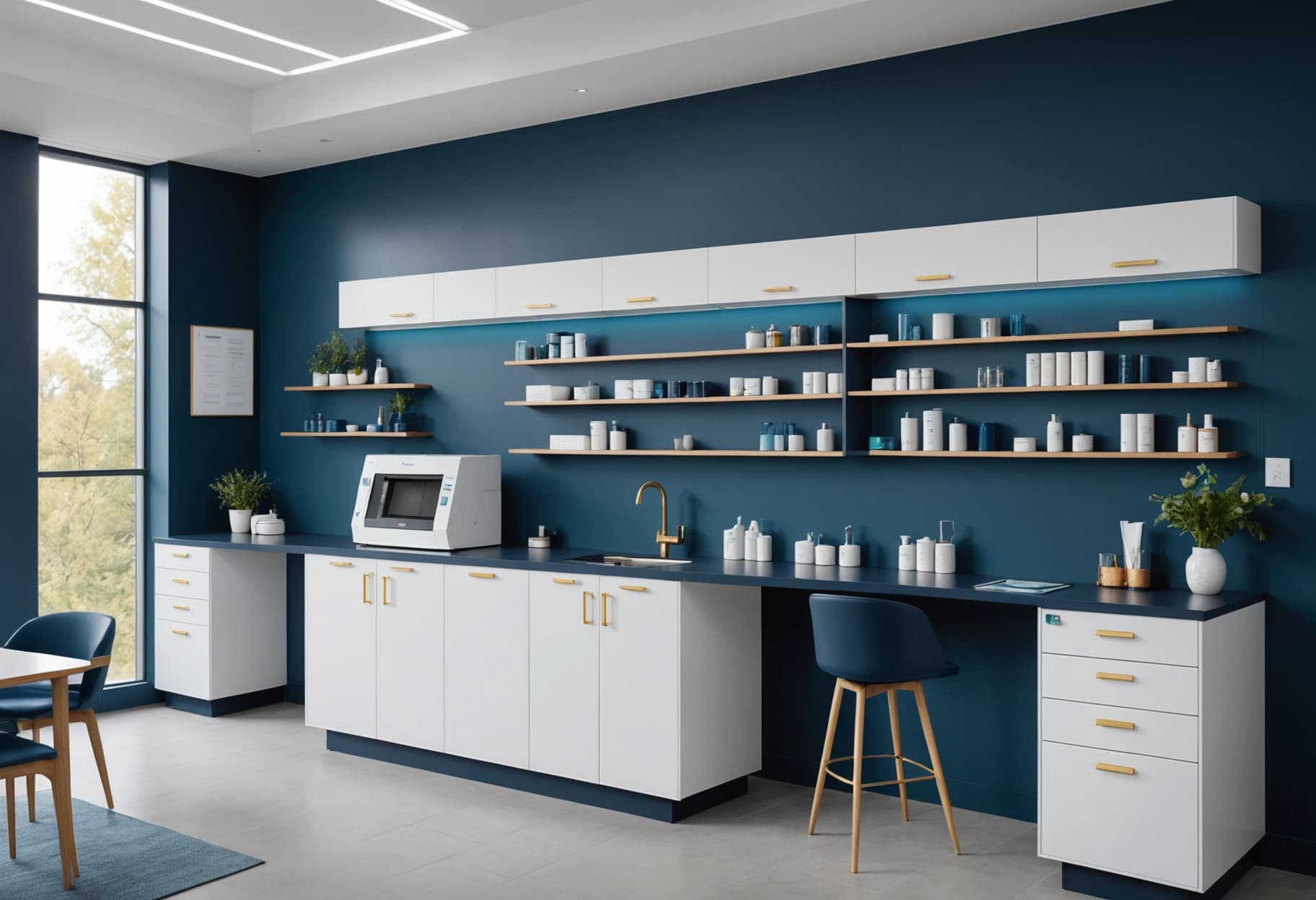 Laboratory sample collection station
